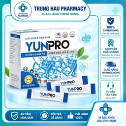 Men vi sinh Yunpro - Cân bằng vi sinh, bảo vệ hệ tiêu hoá Hộp 60 gói 1
