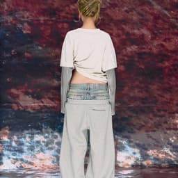 QUẦN MBI | DOUBLE WAISTED HYBRID PANTS | 4