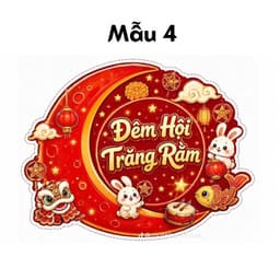 Sét phôi kẹo cầm tay trung thu , sinh nhật , tết … , set gồm phôi giấy , nắp cầu , que cầm ( KHÔNG KÈM KẸO ) 5