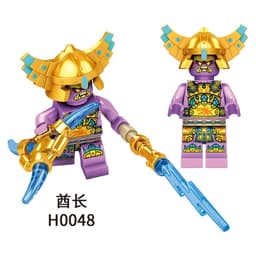 [IN LƯNG]Đồ Chơi Mô Hình Lắp Ghép Ninjago Trang Phục Rừng-Minifigures Ninjago The Island 2