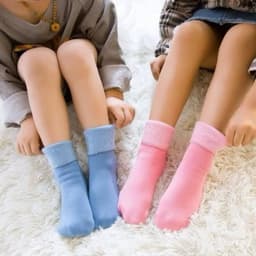 Tất Lót Lông Giữ Nhiệt Cho Bé Trai Bé Gái Từ 2-8 Tuổi Dày Dặn Ấm Áp Mềm Mại Siêu Ấm Hà kho Tất 4