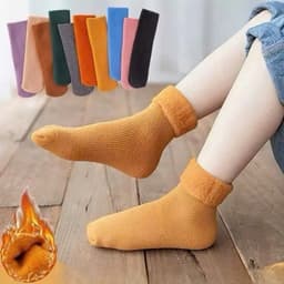 Tất Lót Lông Giữ Nhiệt Cho Bé Trai Bé Gái Từ 2-8 Tuổi Dày Dặn Ấm Áp Mềm Mại Siêu Ấm Hà kho Tất 2