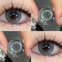 [CÓ XẬN] Kính Áp Tròng BEAR COW Màu Polar Blue Xanh Dương 14.5mm Giọt Nước Long Lanh Lens 6 Tháng 7