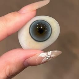 [CÓ XẬN] Kính Áp Tròng BEAR COW Màu Polar Blue Xanh Dương 14.5mm Giọt Nước Long Lanh Lens 6 Tháng 9