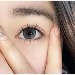 [CÓ XẬN] Kính Áp Tròng BEAR COW Màu Polar Blue Xanh Dương 14.5mm Giọt Nước Long Lanh Lens 6 Tháng 8