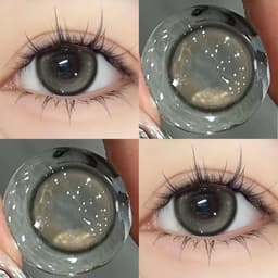 [CÓ CẬN] Kính Áp Tròng BEAR COW Mẫu Mythic Brown 14.2mm Nâu Huyền Bí Lens 6 Tháng 1
