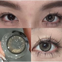 [CÓ CẬN] Kính Áp Tròng BEAR COW Mẫu Mythic Brown 14.2mm Nâu Huyền Bí Lens 6 Tháng 5