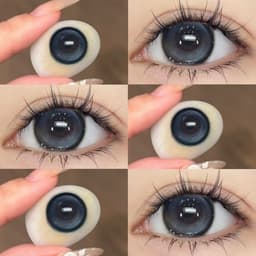 [CÓ CẬN] Kính Áp Tròng BEAR COW Mẫu Mythic Blue Giãn Tròng 14.2mm Lens 6 Tháng 4