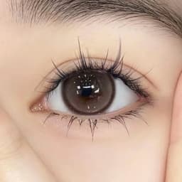 [CÓ CẬN] Kính Áp Tròng BEAR COW Mẫu Drunk Angel Nâu Tây Giãn 14.2mm 6 Tháng 9