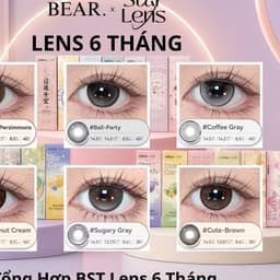 [6 THÁNG 0 ĐỘ] Kính Áp Tròng Star Lens Tổng Hợp Các Mẫu Lens Đeo 6 Tháng 0 Độ Đa Dạng 1