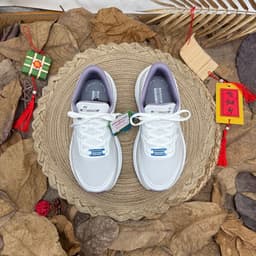 Giày Thể Thao Nữ Go Run Max Cushion Đế Êm Dày, Natural Rocker, Air Cooled Goga Mat Thoáng Khí Màu Trắng 2
