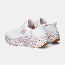 [Chính Hãng] Giày Thể Thao Nữ Max Cushion Endeavor Đế Hoa Nhí, Đệm Êm Dày, Slip-ins, Air Cooled Goga Mat, Màu Trắng 5