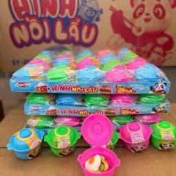 Hộp 20 chiếc kẹo dẻo hình nồi lẩu siêu ngon cho bé, kẹo dẻo hình nồi lẩu mẫu mới siêu hot 1