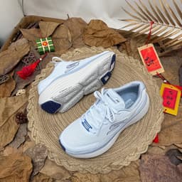 Giày Thể Thao Nữ Max Cushion GO RUN Xanh Baby Đế Dày Êm Nhẹ, Giày Đi Bộ Chạy Bộ 4