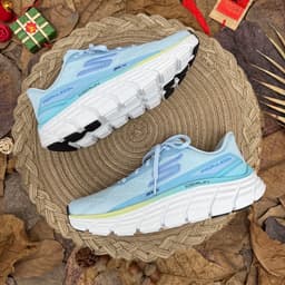 Giày Thể Thao Nữ Đế Êm Max Cushioning Màu Xanh Pastel, Giày Chạy Bộ Đi Bộ Tập Gym Thoáng Khí Nhẹ Chân 4