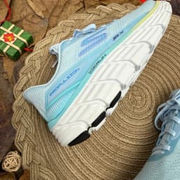 Giày Thể Thao Nữ Đế Êm Max Cushioning Màu Xanh Pastel, Giày Chạy Bộ Đi Bộ Tập Gym Thoáng Khí Nhẹ Chân 5