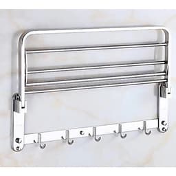 Giá Treo Khăn KYTO HOME Nhà Tắm, Vắt khăn giàn nhà tắm inox 304 5