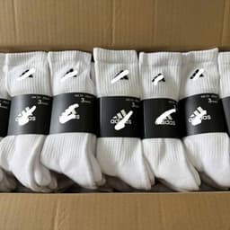 Tất thể thao cotton nam nữ có lớp đệm đi êm khử mùi (mua là dc tặng) 4