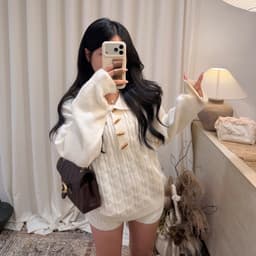 𝐬𝐭𝐮𝐝𝐢𝐨𝐛𝐲𝟐𝟓 | SET POLO LEN THỪNG KHUY GỖ KÈM QUẦN ĐÙI HÀNG QC 4