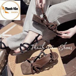 Giày cao gót sandal nữ quai dây mảnh cao 5 phân _Thanh Vân Shoes(X0189) 7