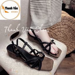 Giày cao gót sandal nữ quai dây mảnh cao 5 phân _Thanh Vân Shoes(X0189) 2