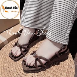 Giày cao gót sandal nữ quai dây mảnh cao 5 phân _Thanh Vân Shoes(X0189) 3
