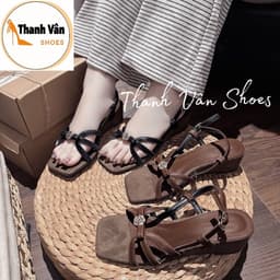 Giày cao gót sandal nữ quai dây mảnh cao 5 phân _Thanh Vân Shoes(X0189) 8