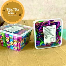 Sỉ (Hộp x 100g) Kẹo nổ mini Vị Hoa Quả, Popping Candy Siêu Ngon Snack Food Ăn Vặt Thức Ăn Chua 2