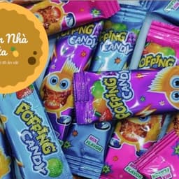 Sỉ (Hộp x 100g) Kẹo nổ mini Vị Hoa Quả, Popping Candy Siêu Ngon Snack Food Ăn Vặt Thức Ăn Chua 5