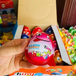 Socola Trứng KingEgg Socola Kèm Đồ Chơi boy/Girl, Socola Trứng Khủng Long Sô Cô La Snack Ăn Vặt Food Chocolate Food 3