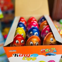 Socola Trứng KingEgg Socola Kèm Đồ Chơi boy/Girl, Socola Trứng Khủng Long Sô Cô La Snack Ăn Vặt Food Chocolate Food 4