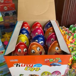 Socola Trứng KingEgg Socola Kèm Đồ Chơi boy/Girl, Socola Trứng Khủng Long Sô Cô La Snack Ăn Vặt Food Chocolate Food 2