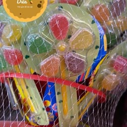 Tháp 80 cây kẹo dẻo 5 cánh bọc đường siêu ngon, kẹo dẻo cối xay gió 5 cánh tháp 80 cây Snack Candy Ăn Vặt 2