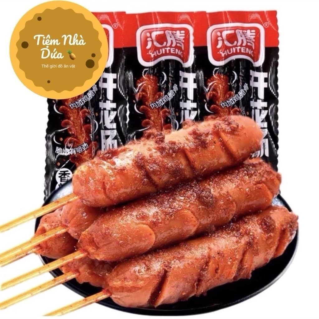 Sỉ Túi 20c Xúc Xích Đầu Trâu BBQ Tứ Xuyên Cay Nhẹ Siêu Ngon Hấp Dẫn Nội Địa Trung
