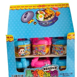 Sỉ Hộp 12 Kẹo dẻo Nồi Cơm điện To  kèm kẹo dẻo siêu ngon cho bé Snack Food Ăn Vặt Thức Ăn Đồ Chơi Kem 1