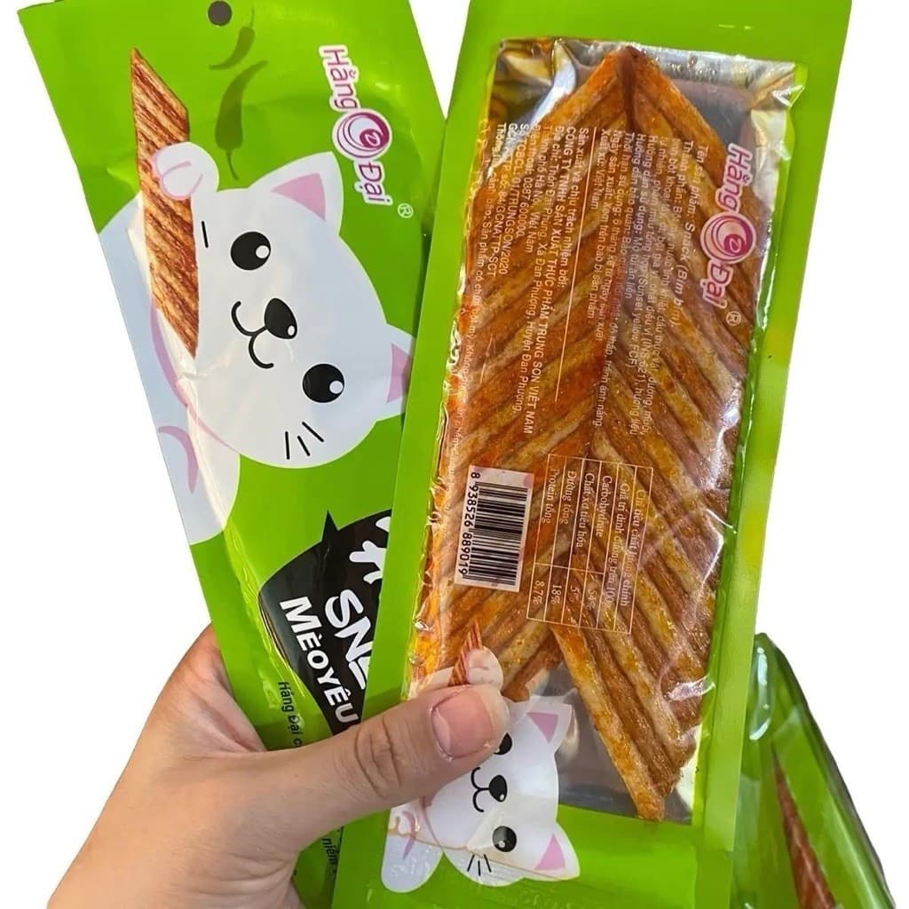 Sỉ ( bịch x 30 gói) Snack miếng cay cay Mèo Yêu Cái Hằng Đại Cá Food
