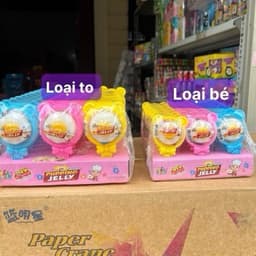 Khay 30 cái Thạch Pudding hình trứng tráng kèm kẹo nổ siêu ngon cho bé Ăn Vặt Snack Food 3