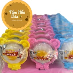Khay 30 cái Thạch Pudding hình trứng tráng kèm kẹo nổ siêu ngon cho bé Ăn Vặt Snack Food 1