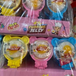 Khay 30 cái Thạch Pudding hình trứng tráng kèm kẹo nổ siêu ngon cho bé Ăn Vặt Snack Food 6