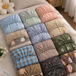 Ga gối nỉ nhung sữa  siêu mềm mịn, không rụng lông loại 1 - Trúc Đan Bedding 9