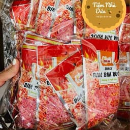 sỉ bịch 30 gói snack bim bim ruốc vị cay ngọt siêu ngon, bim bim ruốc thiên long ăn vặt 1