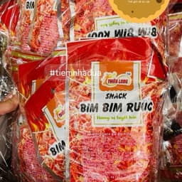 sỉ bịch 30 gói snack bim bim ruốc vị cay ngọt siêu ngon, bim bim ruốc thiên long ăn vặt 2