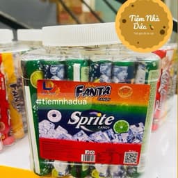 Lọ 30 Thanh Kẹo C Ngậm Nhiều Vị Fanta,Coca, Sprite , Kẹo Ngậm siêu hot 1