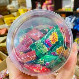 Hộp 74 cái kẹo cao su thổi Big Babol có nhân mix 3 vị, kẹo gum thổi có nhân bigbabol dưa hấu dâu coca Candy Chua Snack 2