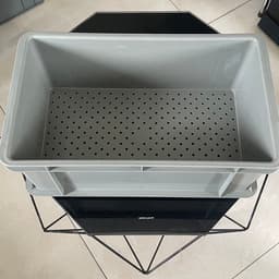 Bộ lọc Baki tràn cho hồ cá nhỏ dưới 1500 lít - Kích thước 46x27x16cm, màu xám, ống phi 34 9