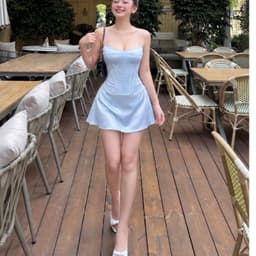 Set Lụa Áo Croset Gọng Phối Chân Váy Chữ A Kieupham.shop 3