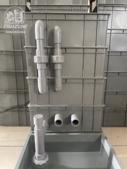 Bộ lọc Baki giấu bơm cho hồ cá cảnh vừa và nhỏ - 34x25x13cm - Phi 27 - Có chống tràn 1