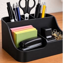 Khay Đựng Bút Đa Ngăn Để Bàn, Kệ Đựng Văn Phòng Phẩm Giấy Note Kéo In 3D 1