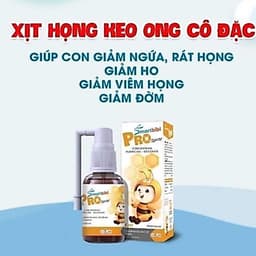 Smartbibi Pro Spray -Tăng đề kháng - Làm dịu họng - Hỗ trợ giảm ho, đau họng - Keo ong cô đặc tinh khiết từ Italia 1