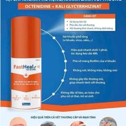 Xịt Fasthealz First Aid Spray 50ml- Vệ sinh vết thương cho bé và gia đình 7